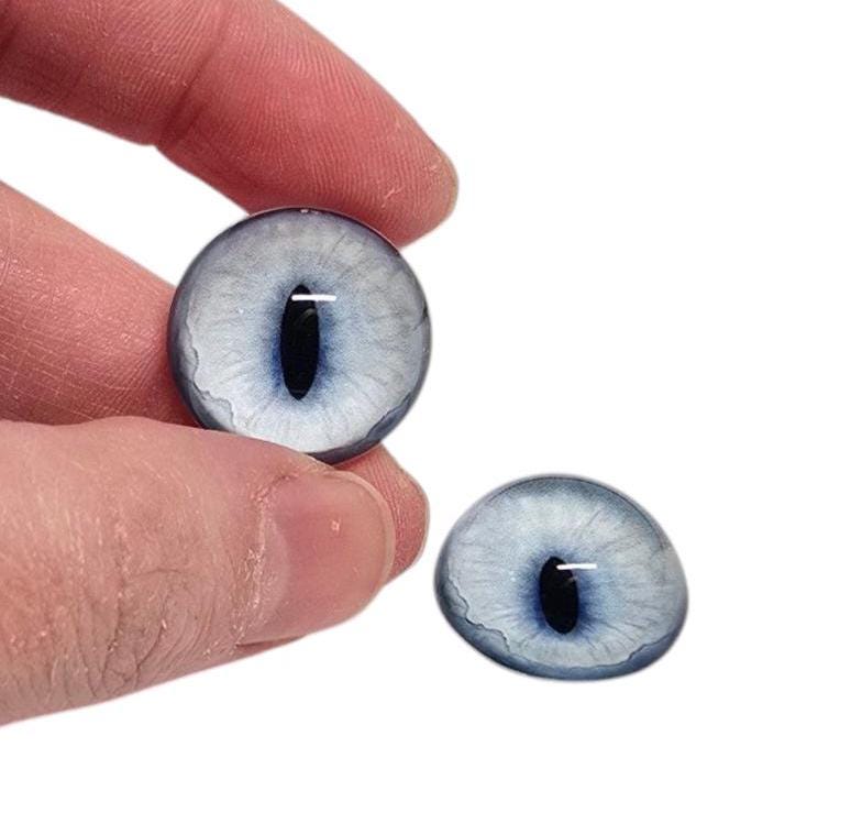Winter Blue Fox RF39- Handmade Glass Taxidermy Eyes