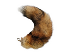 Real Fur Wild Red Fox Tail Keychain - Ethically Sourced
