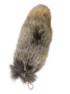 Real Fur Golden Island Hybrid Fox Tail Keychain - Ethically Sourced