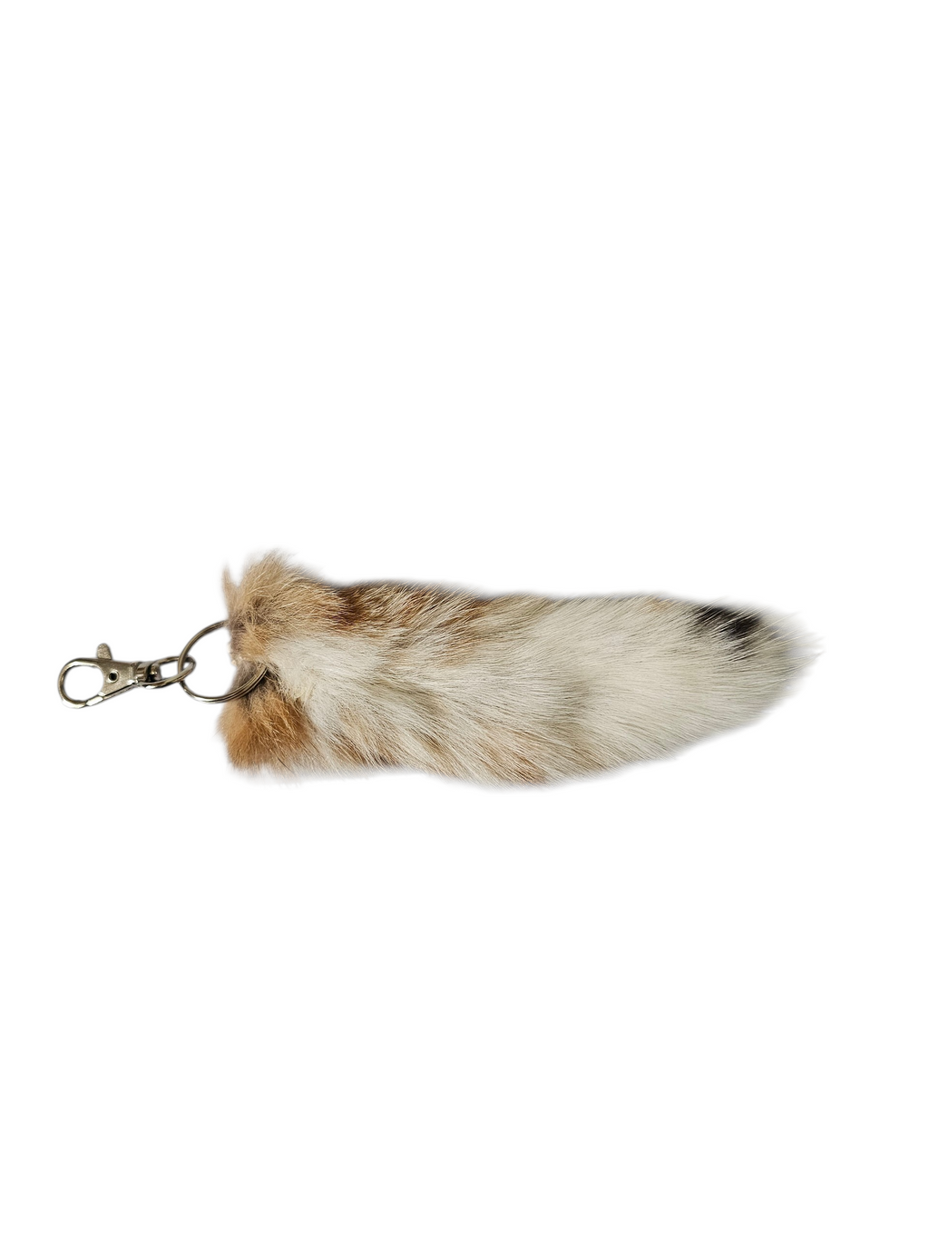 SUPER SOFT Real Fur Bobcat Tail Keychain - Ethically Sourced