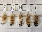 Choose Your Own SUPER SOFT Real Fur Bobcat Tail Keychain - Ethically Sourced