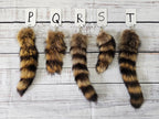 Choose Your Own Real Fur Raccoon Keychain - Ethically Sourced