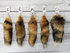 Choose Your Own Real Fur Red Fox Tail Keychain - Ethically Sourced