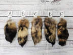 Choose Your Own Real Tanuki Raccoon Dog Tail Keychain - Ethically Sourced