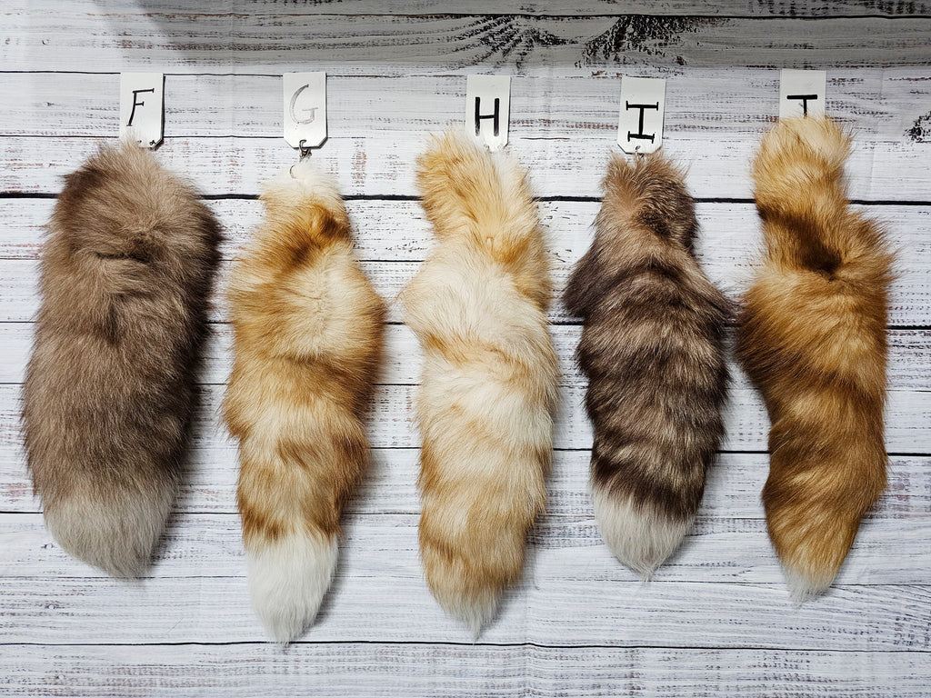 Choose Your Own Real Fur Mutation Fox Keychain - Ethically Sourced