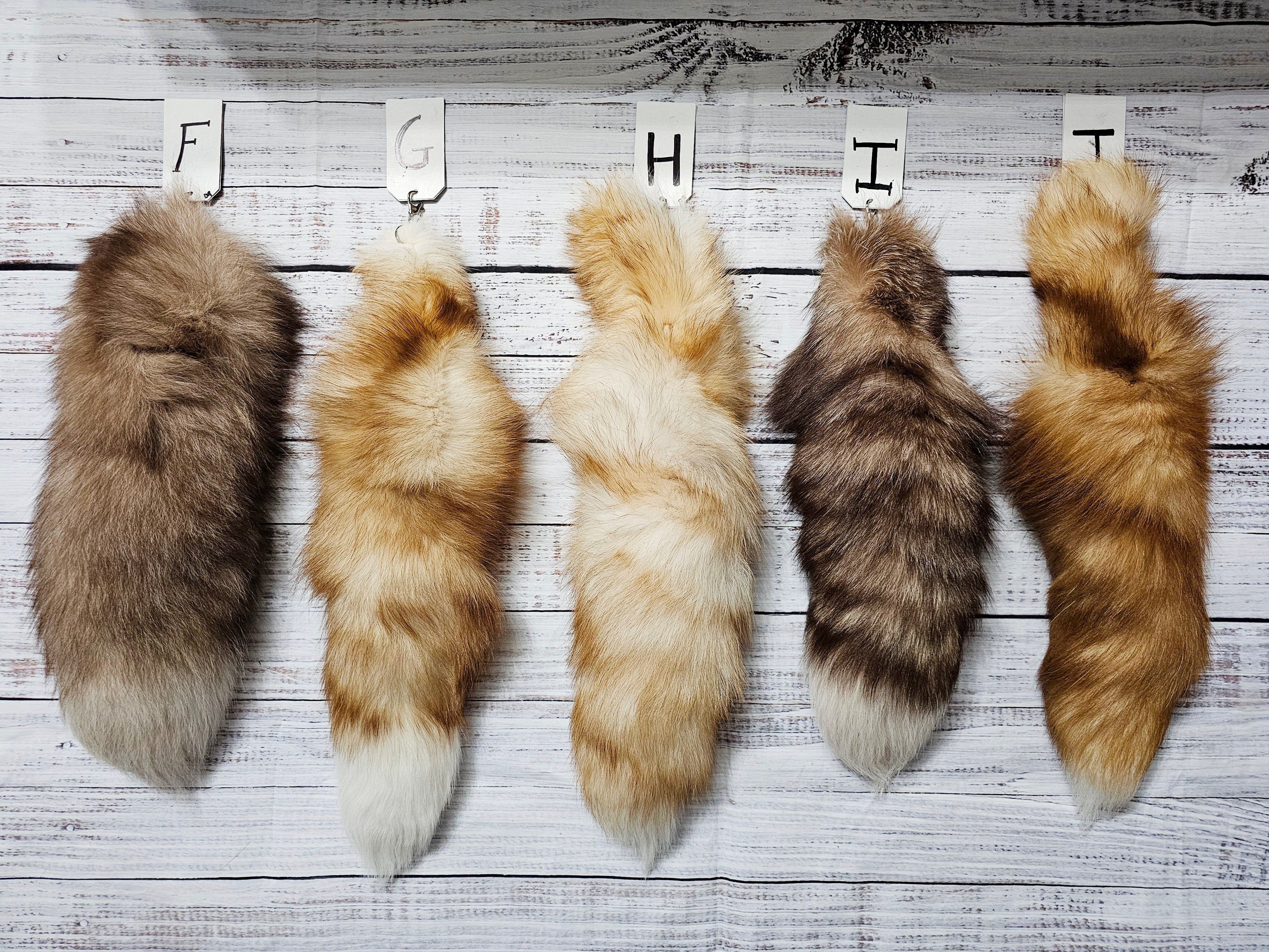 Choose Your Own Real Fur Mutation Fox Keychain - Ethically Sourced