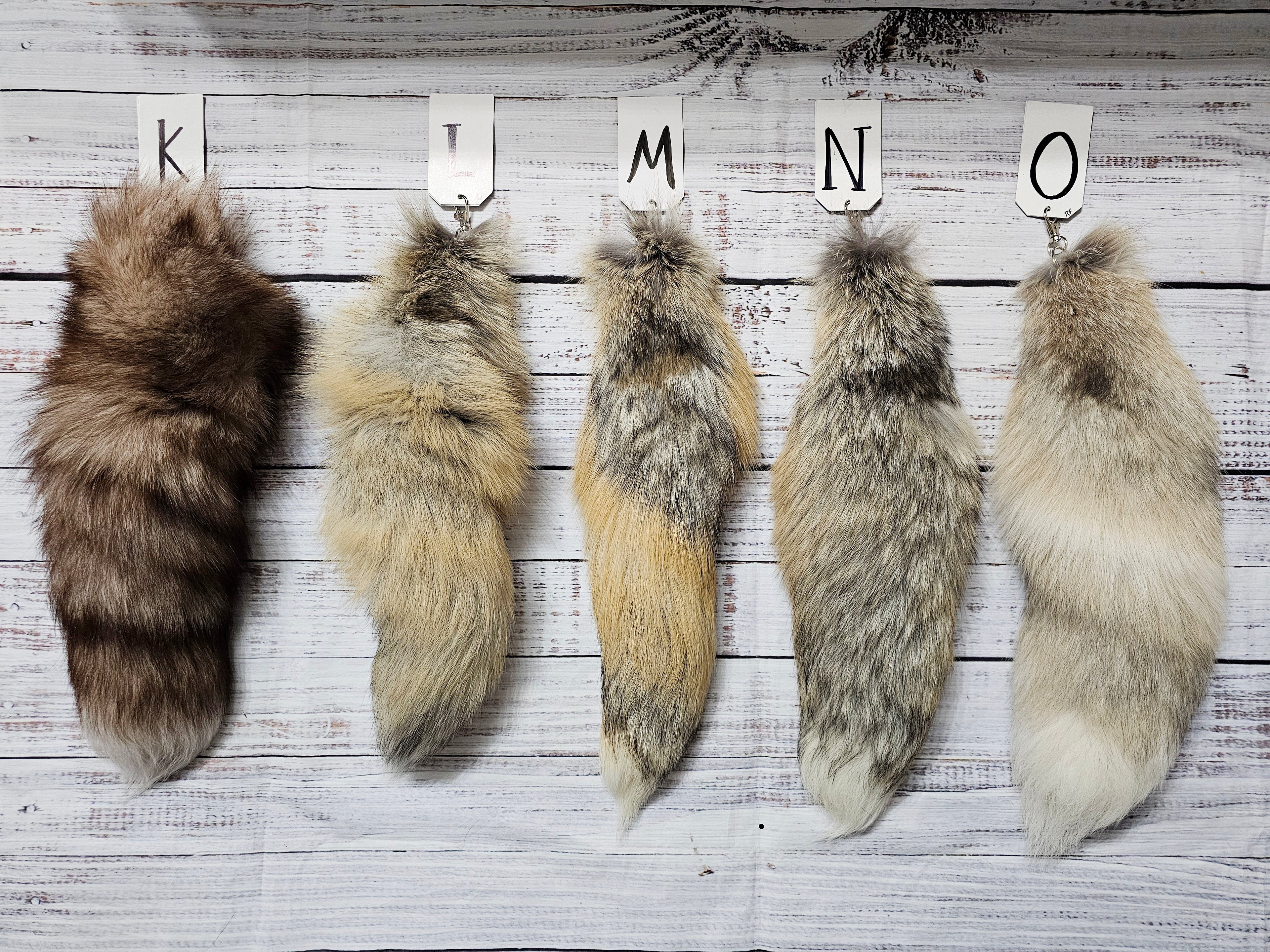Choose Your Own Real Fur Mutation Fox Keychain - Ethically Sourced