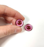 Natural Pink Rabbit MM11- Handmade Glass Taxidermy Eye