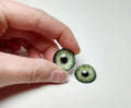 Army Green Wolf CW7 - Handmade Glass Taxidermy Eyes