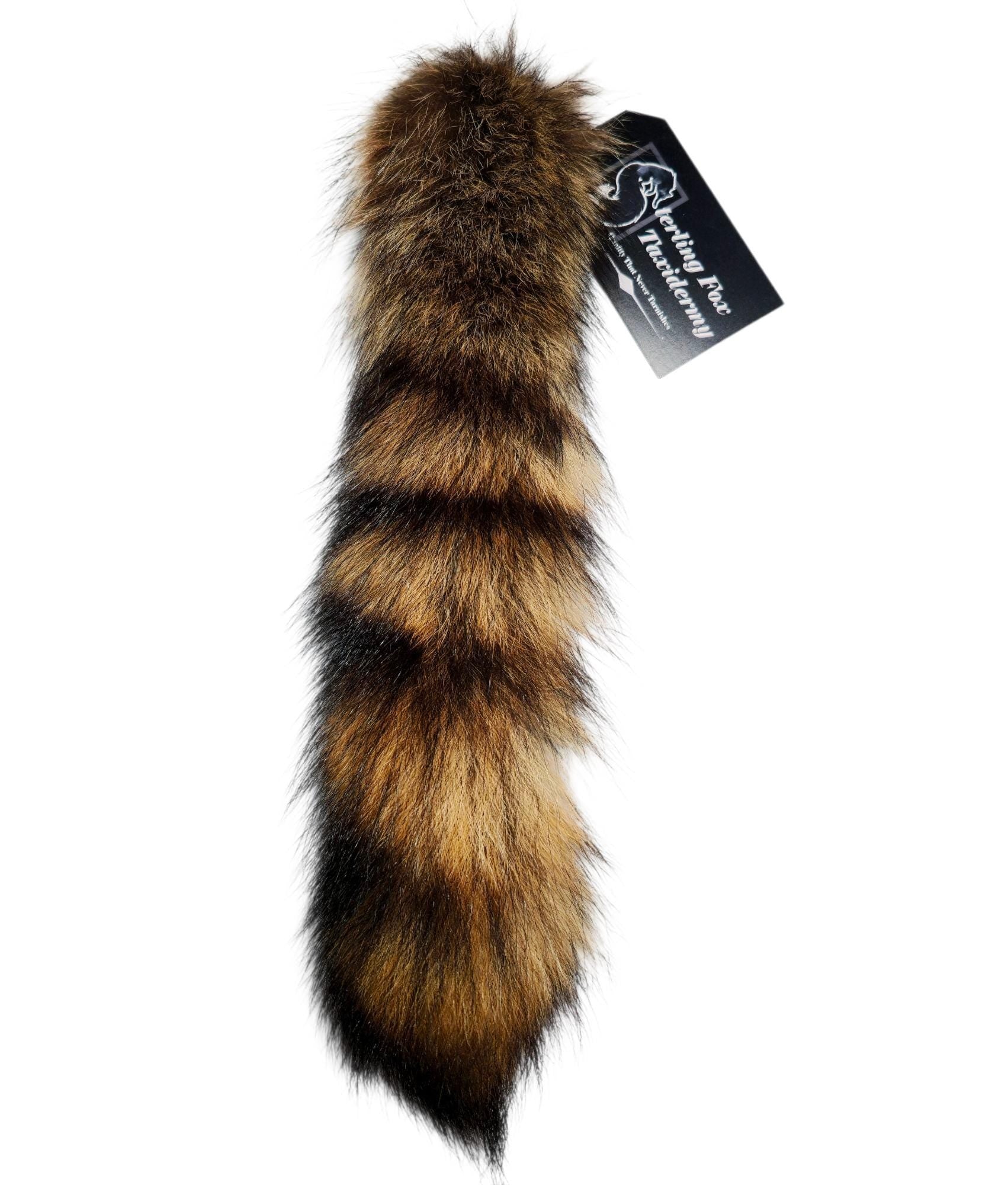 Choose Your Own Real Fur Raccoon Keychain - Ethically Sourced