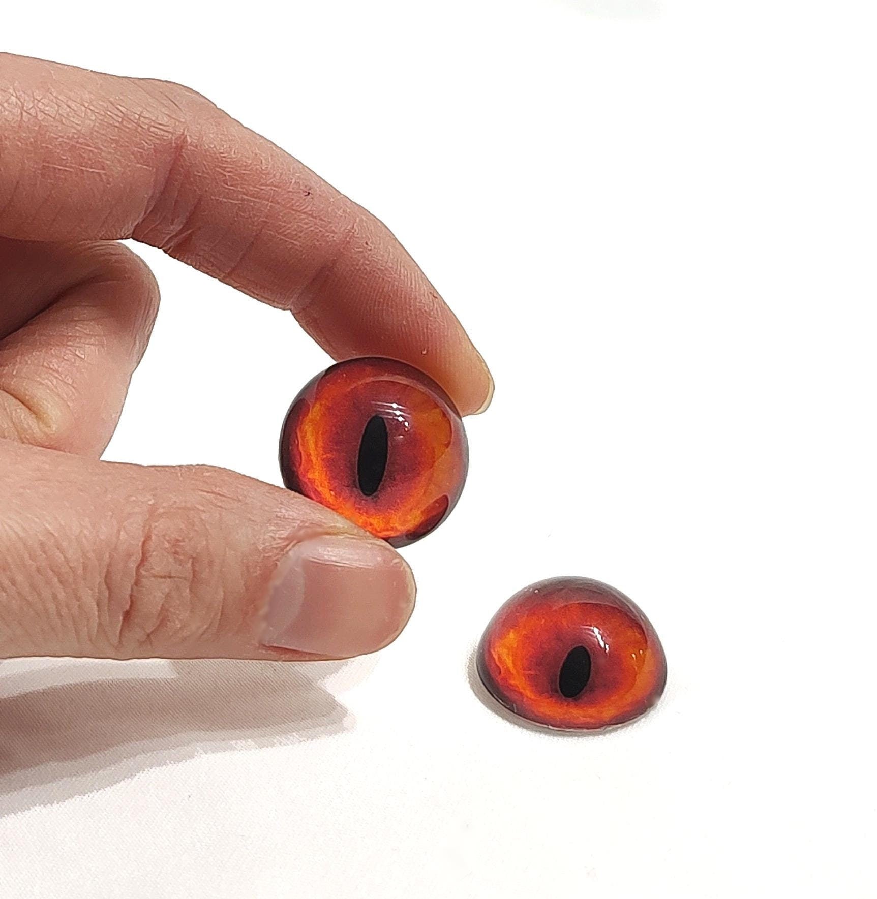 Volcanic Red Fox MC15 - Handmade Glass Taxidermy Eyes