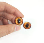 Honey Orange Fox RF5 - Handmade Glass Taxidermy Eyes