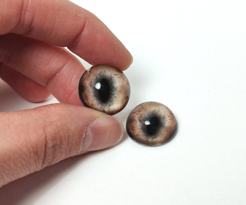 Hazel Brown Fox RF10 - Handmade Glass Taxidermy Eyes