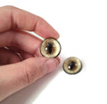 Yellow Brown Fox RF11 - Handmade Glass Taxidermy Eyes