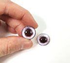 Albino Rabbit MM12- Handmade Glass Taxidermy Eye