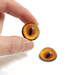 October Orange Fox RF15 - Handmade Glass Taxidermy Eyes
