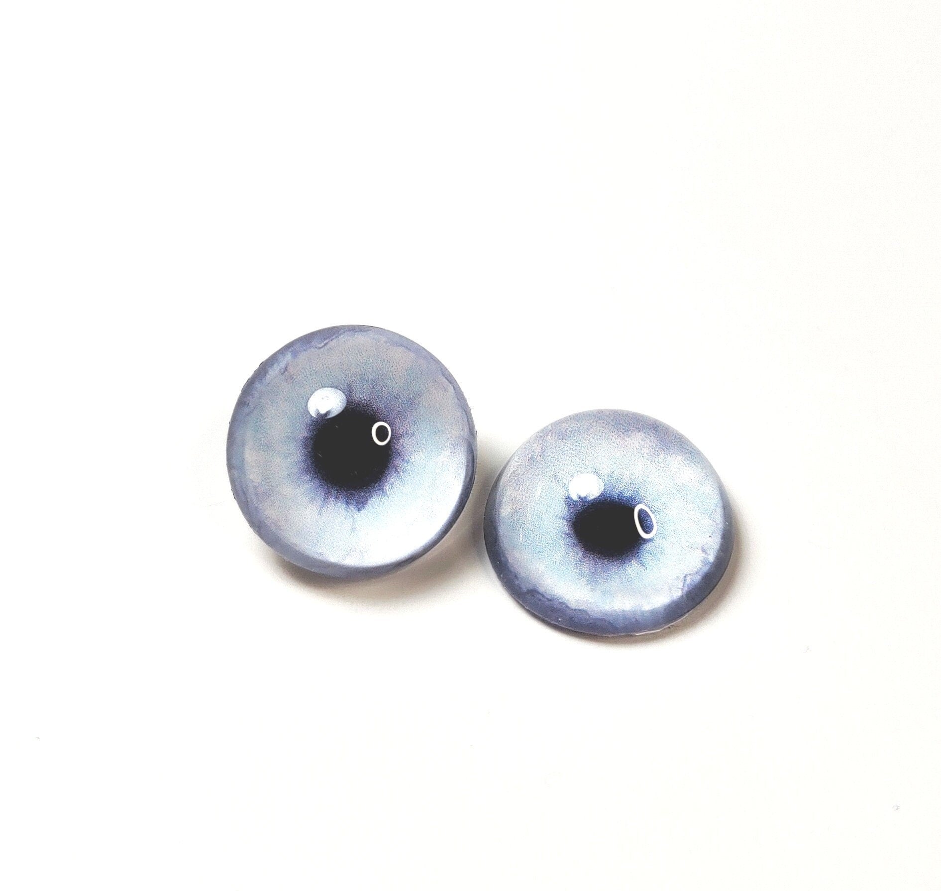 Ice Blue CW1 - Handmade Glass Taxidermy Eyes