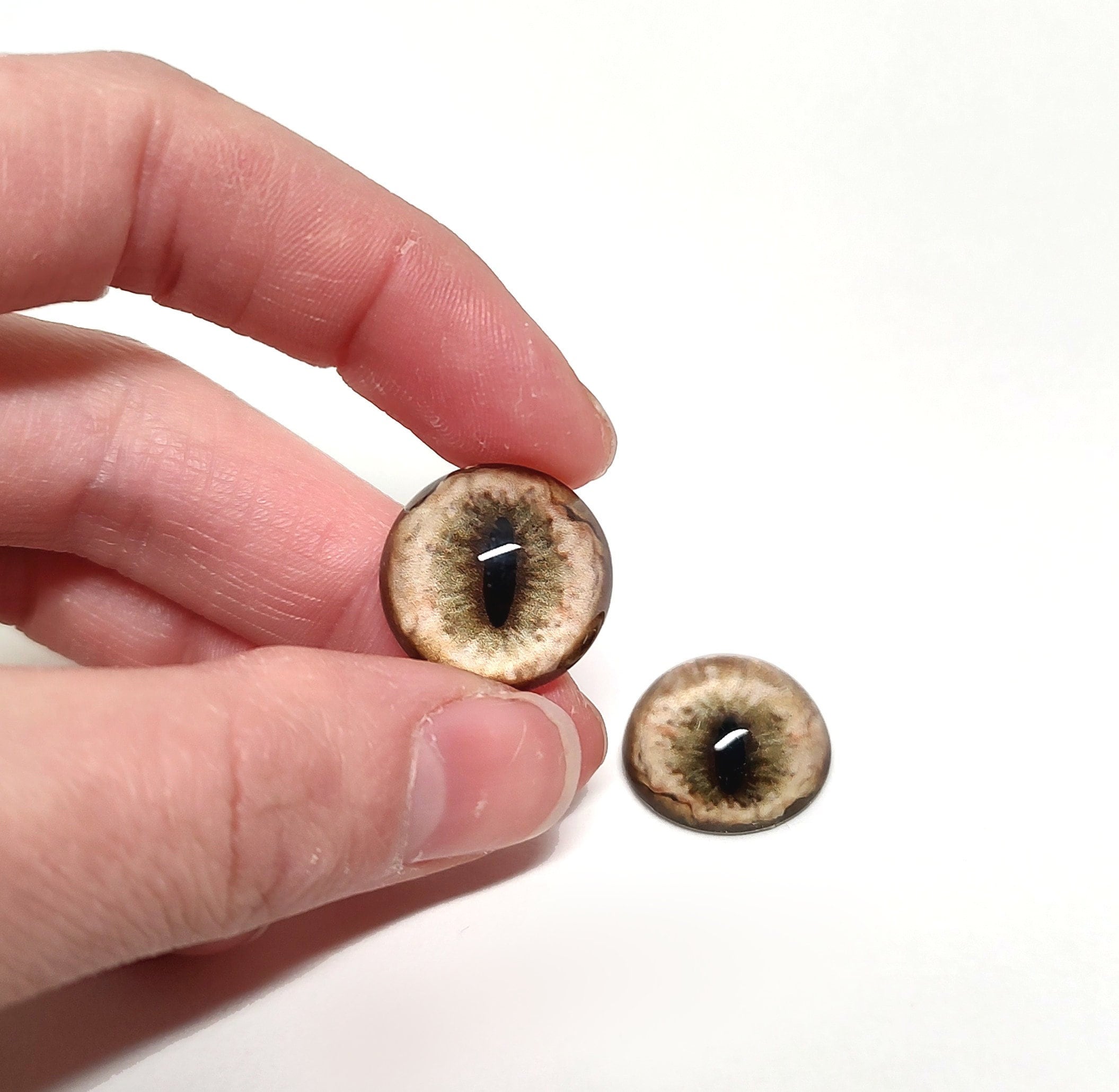 Sandstorm Gold Fox RF35- Handmade Glass Taxidermy Eyes