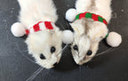 Weasel Slap Bracelet, Sherman the Ermine, White Ermine Slap Bracelet, Taxidermy Oddities Bracelet, Real Fur