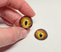 Wild Brown Natural Bobcat BC31 - Handmade Glass Taxidermy Eyes