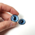 Natural Blue Fox RF27- Handmade Glass Taxidermy Eyes