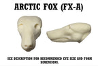 Arctic Fox Taxidermy Head Form – FX-A