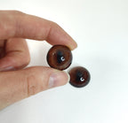 Dark Umber Fox RF1 - Handmade Glass Taxidermy Eyes