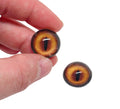 Brown Orange Fox RF40- Handmade Glass Taxidermy Eyes