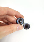 Cobalt Brown Fox MC11 - Handmade Glass Taxidermy Eyes