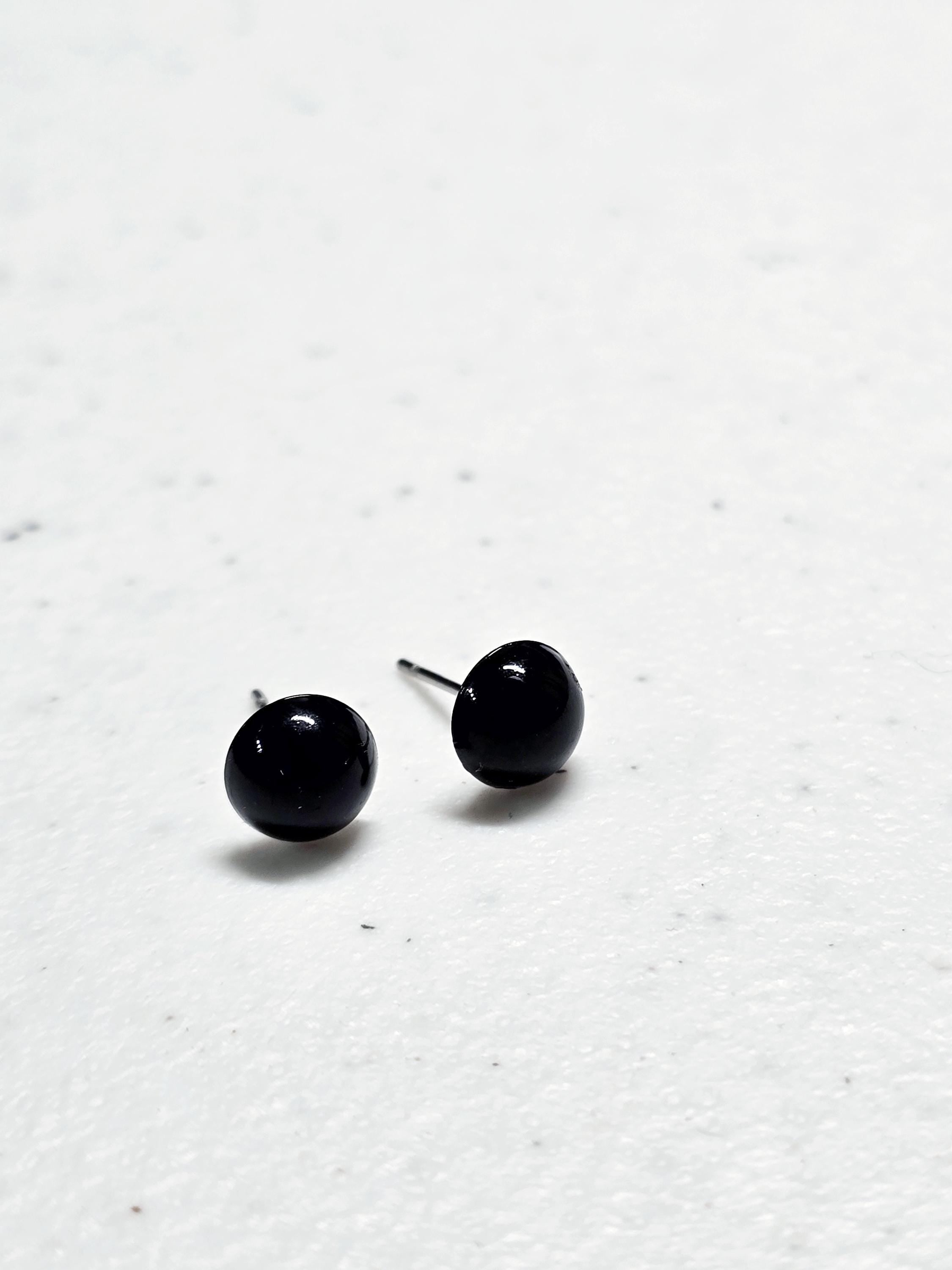8mm Black Mammal Taxidermy Eyes