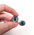 Steel Blue Fox RF37- Handmade Glass Taxidermy Eyes