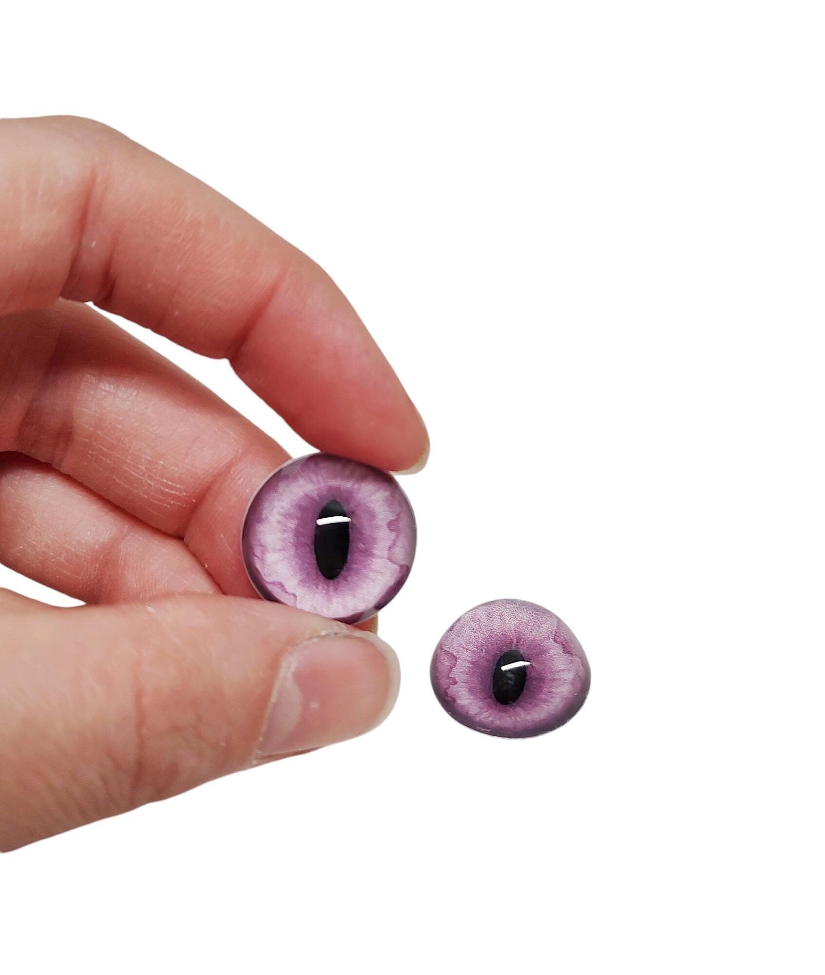 Rosy Purple MC18 - Handmade Glass Taxidermy Eyes