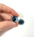 Blue Grey Rabbit MM5 - Handmade Glass Taxidermy Eyes