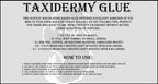 Taxidermy Glue 4oz tin - Hide Paste for Taxidermy Mounts