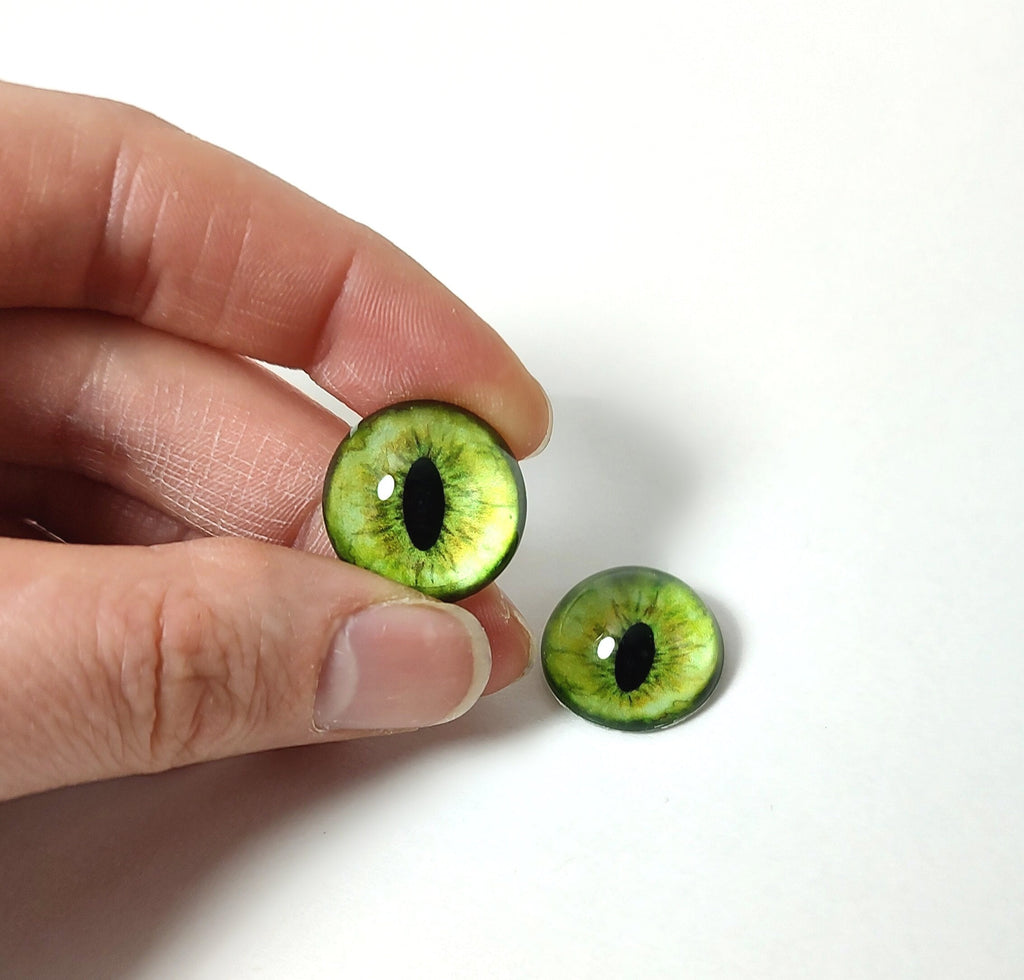 Spring Green Fox MC7 - Handmade Glass Taxidermy Eyes