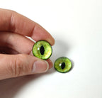 Spring Green Fox MC7 - Handmade Glass Taxidermy Eyes