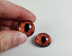 Flame Fox MC16 - Handmade Glass Taxidermy Eyes