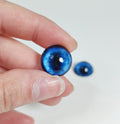 Midnight Blue Fox MC12 - Handmade Glass Taxidermy Eyes