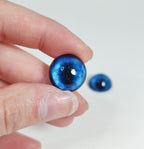 Midnight Blue Fox MC12 - Handmade Glass Taxidermy Eyes