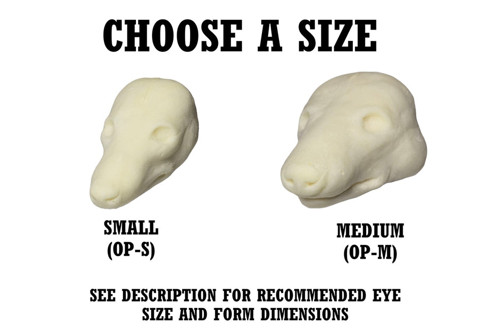Opossum Taxidermy Head Forms – Multiple Sizes