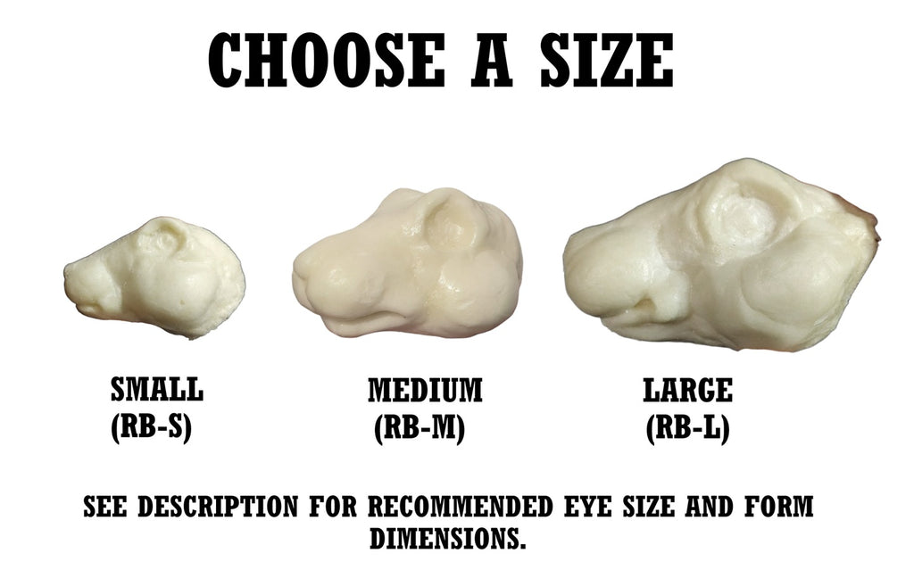 Rabbit Taxidermy Head Forms – Multiple Sizes