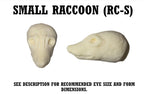 Raccoon Taxidermy Head Forms – Multiple Sizes