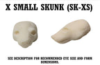 Skunk Taxidermy Head Forms – Multiple Sizes