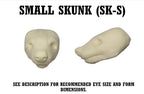 Skunk Taxidermy Head Forms – Multiple Sizes